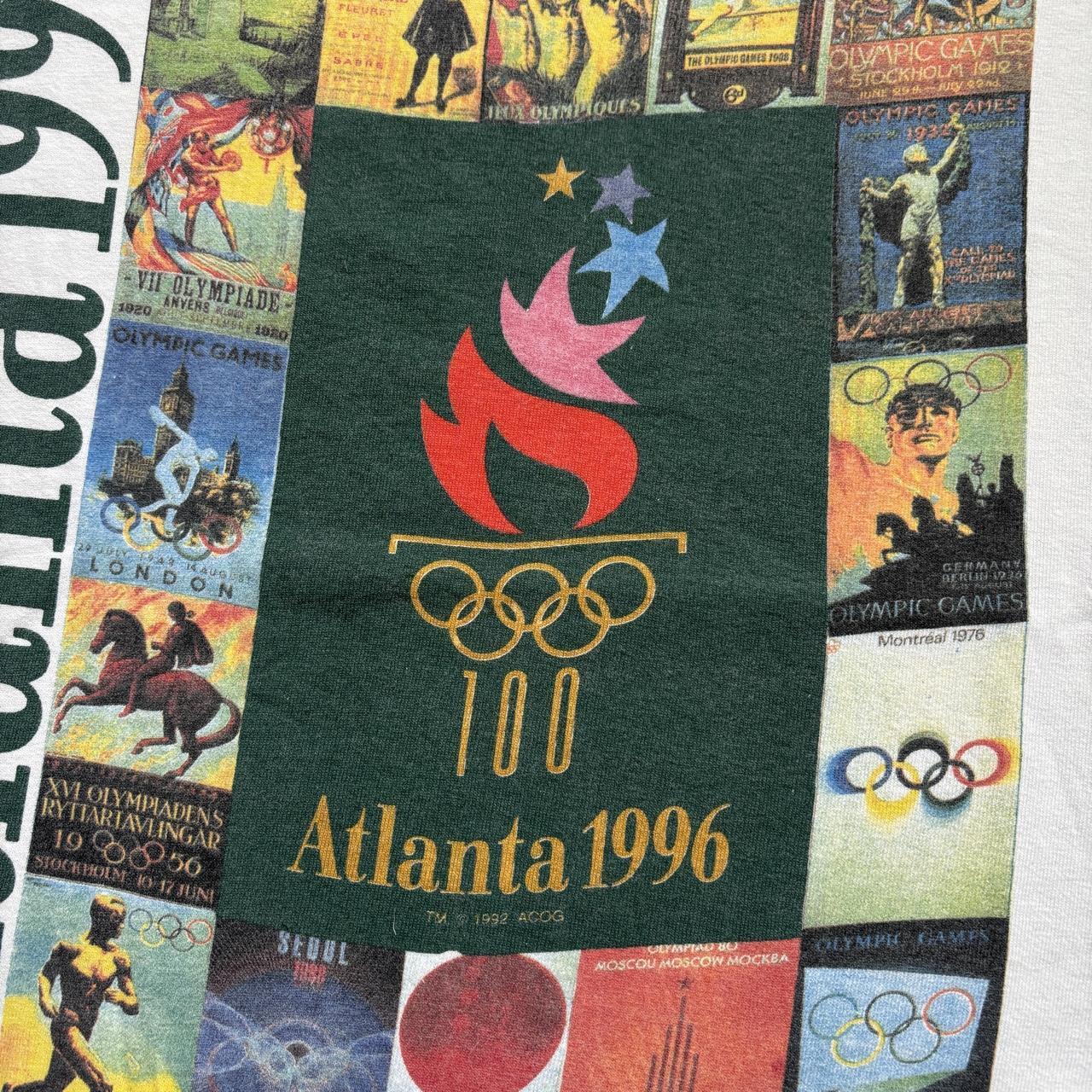 Vintage 90s USA Atlanta Olympics summer games athletics t-shirt