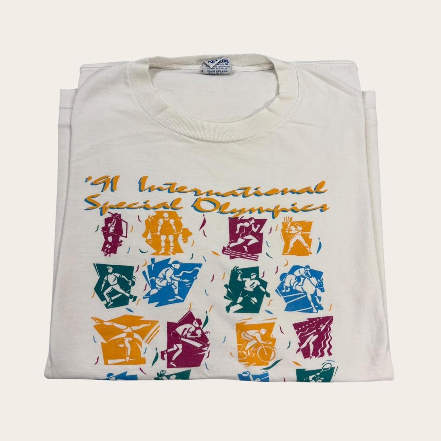 Vintage 90s USA Special Olympics Minneapolis Saint Paul athletics t-shirt