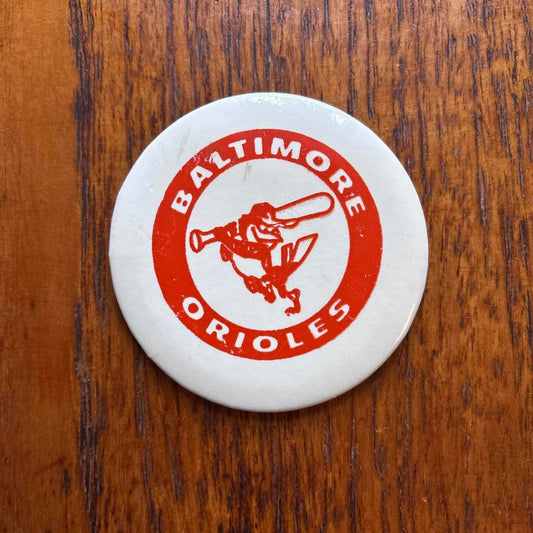 Vintage 90s USA Baltimore Orioles MLB baseball pin badge