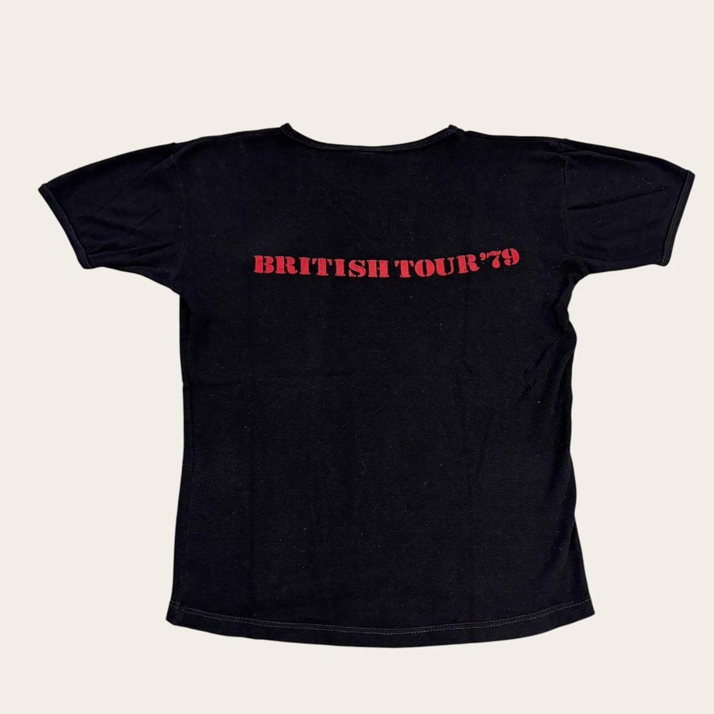 Vintage 70s Thin Lizzy British Tour rock music band t-shirt