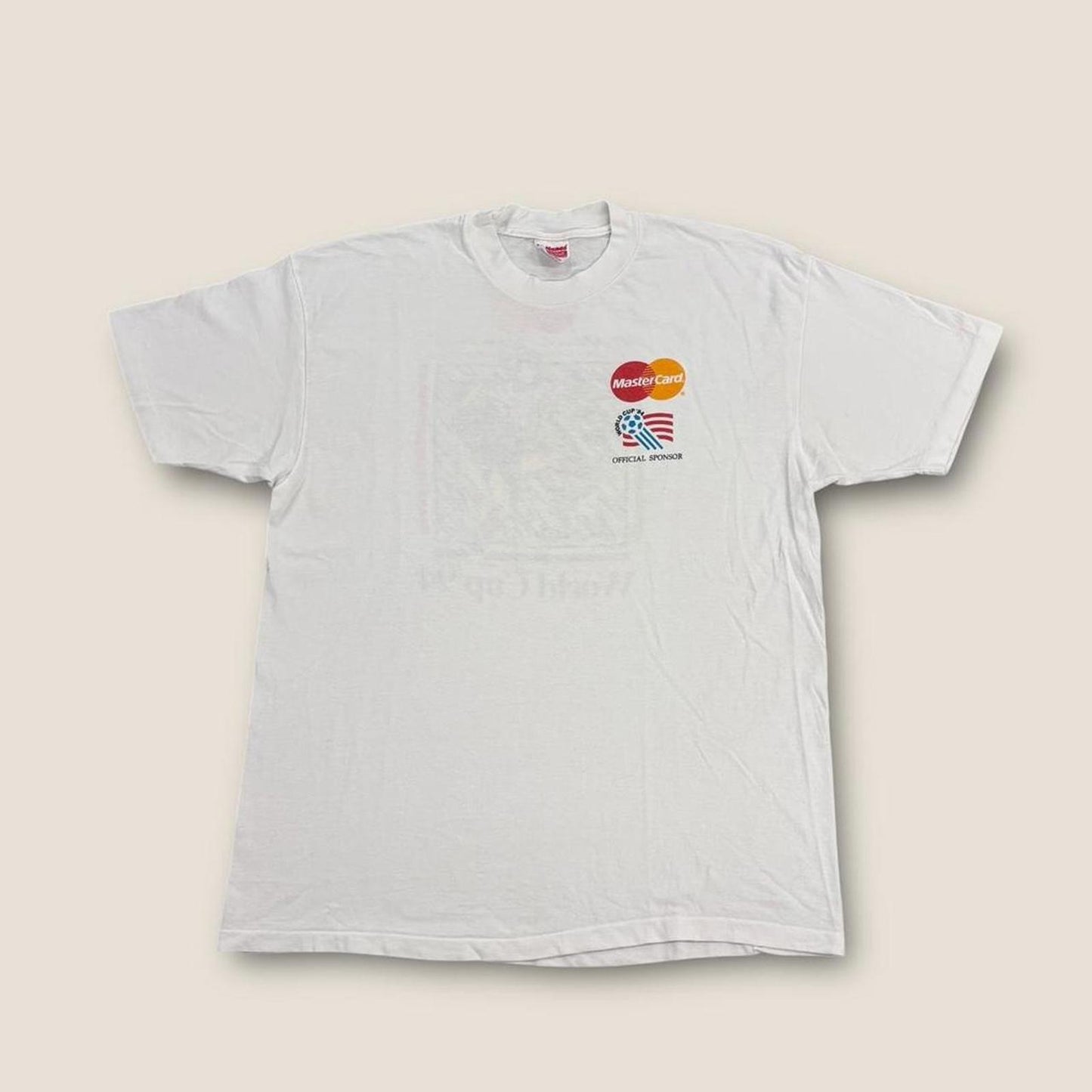Vintage 90s USA World Cup 94 football tournament Mastercard t-shirt