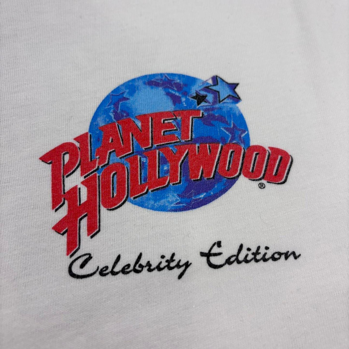 Vintage 90s USA Planet Hollywood celebrity edition Whoopi Goldberg movie t-shirt
