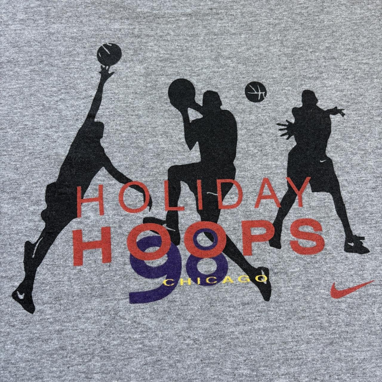 Vintage Nike holiday hoops Chicago basketball tournament t-shirt
