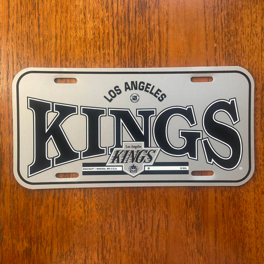 Vintage 90s USA Los Angeles Kings NHL ice hockey promotional American license plate