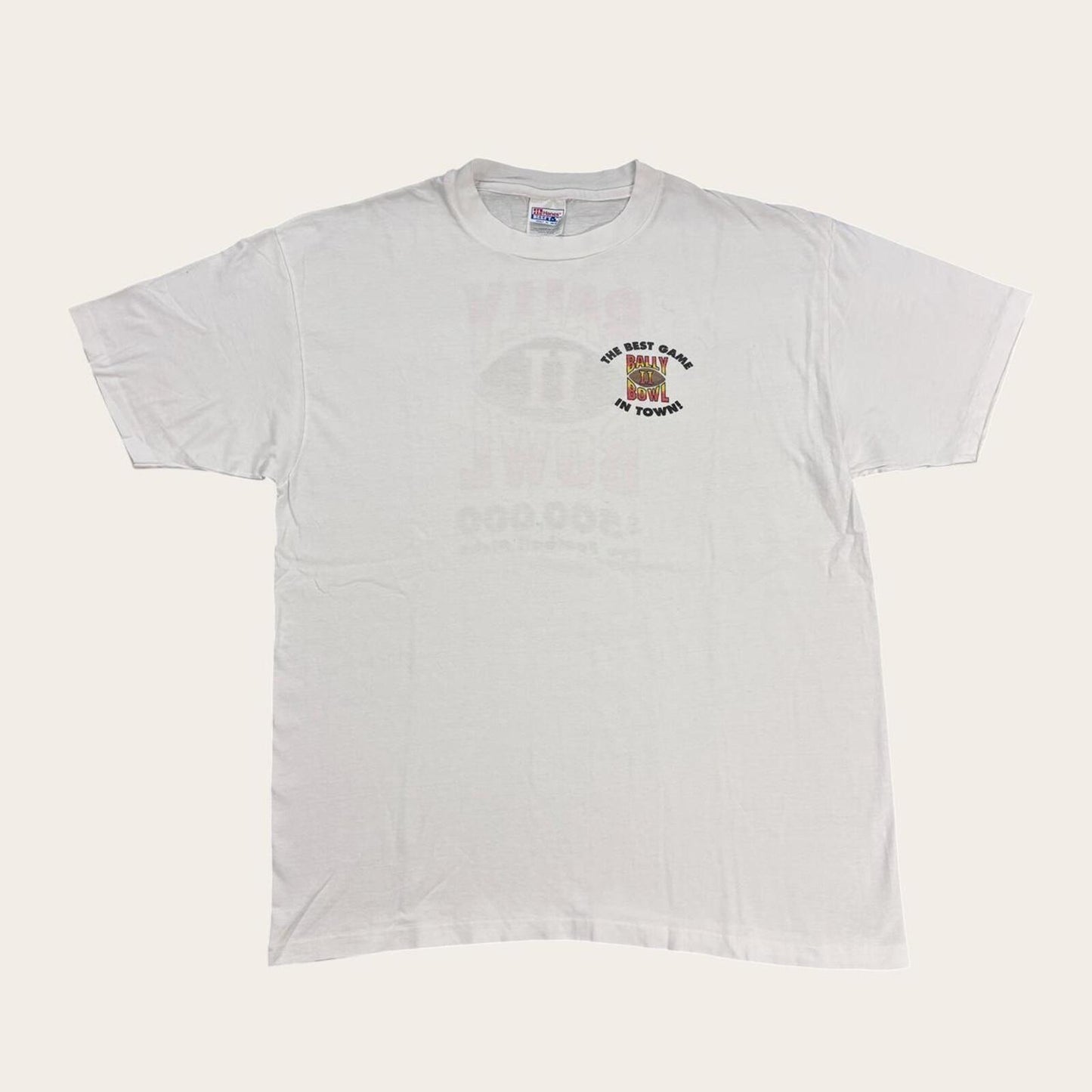 Vintage 90s USA Bally Bowl hotel casino Las Vegas NFL American Football t-shirt