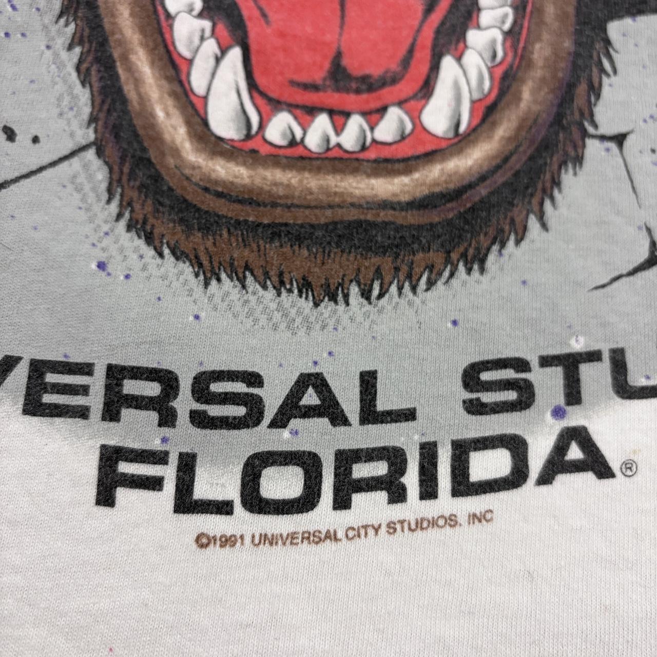 Vintage 90s USA King Kong the ride Universal Studios Florida theme park t-shirt