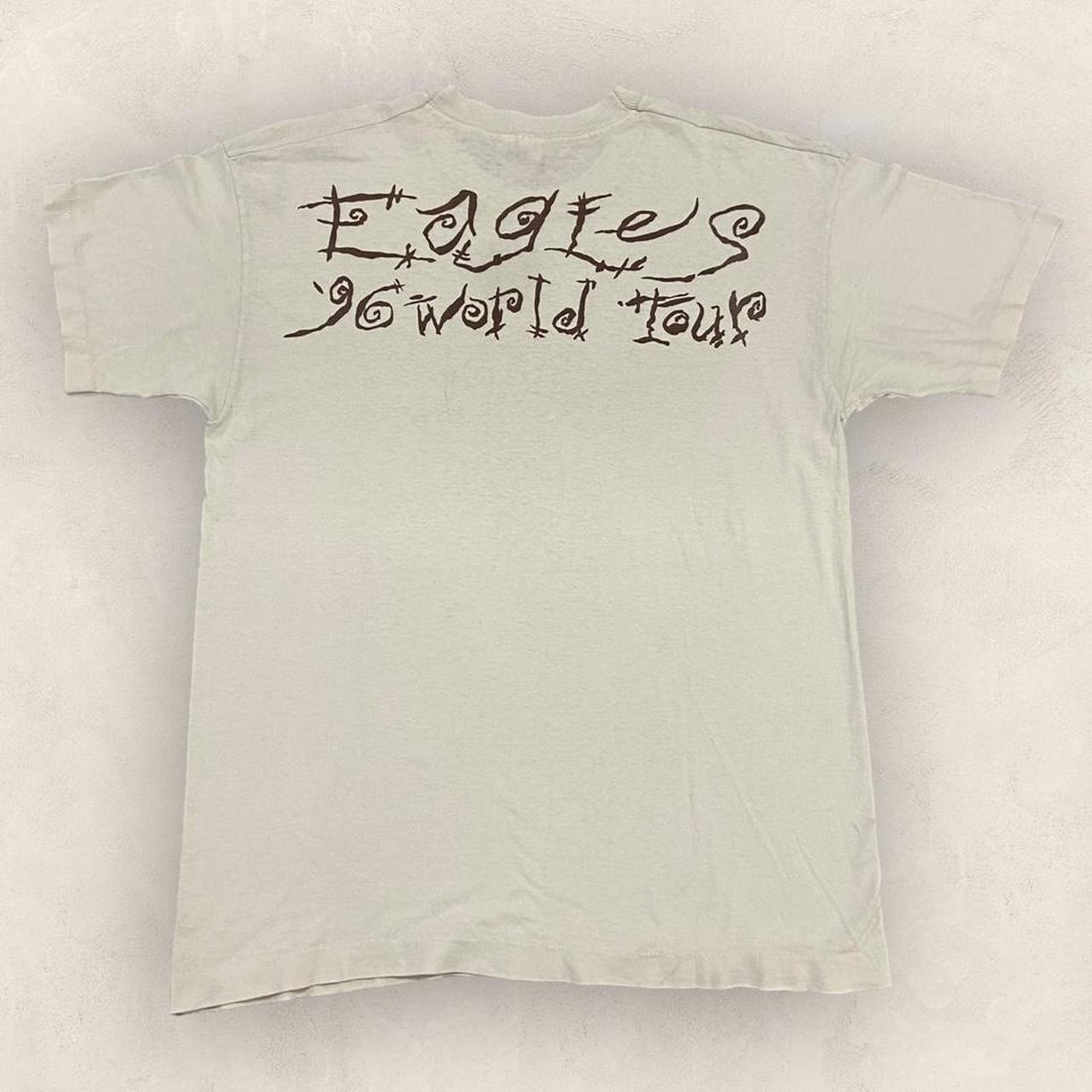 Vintage 90s USA Eagles Band 96 World Tour rock music graphic band t-shirt