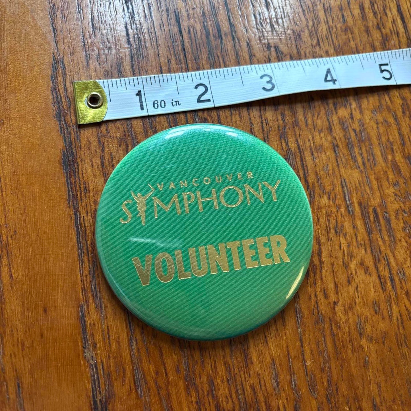 Vintage 90s Vancouver symphony orchestra classical music Canada pi badge