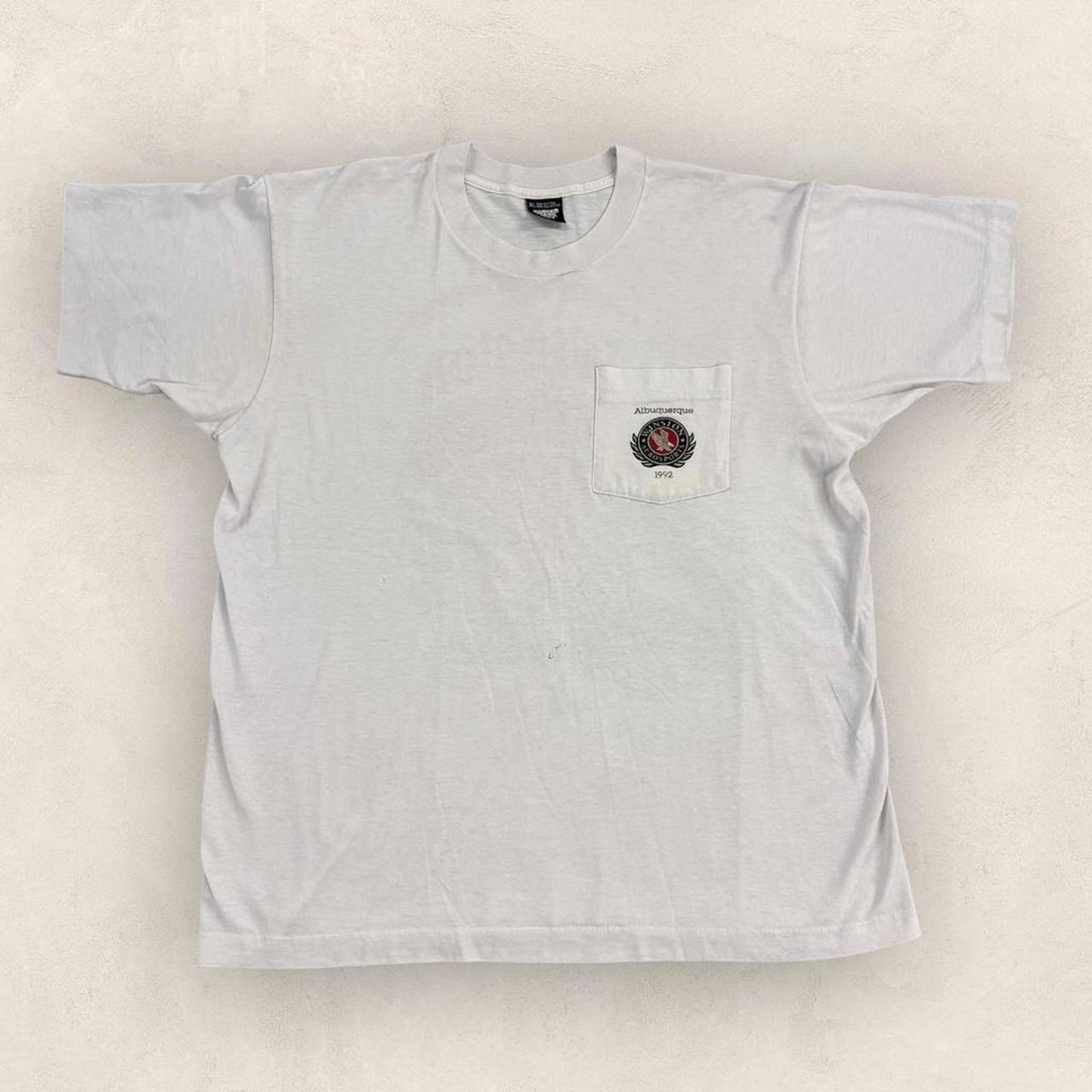Vintage 90s USA Winston Cigarettes Hot Air Balloon New Mexico pocket t-shirt