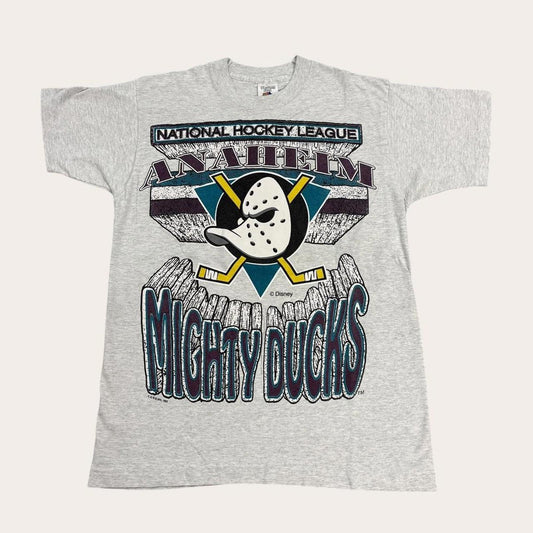 Vintage 90s USA Anaheim mighty ducks NHL ice hockey graphic t-shirt