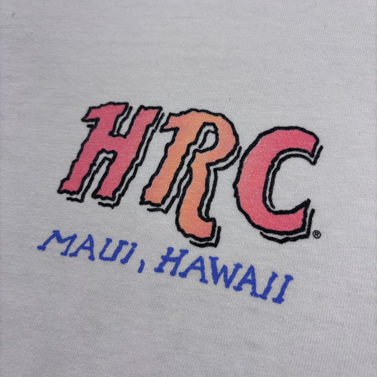 Vintage 90s USA Hard Rock Cafe Maui Hawaii bar restaurant graphic t-shirt