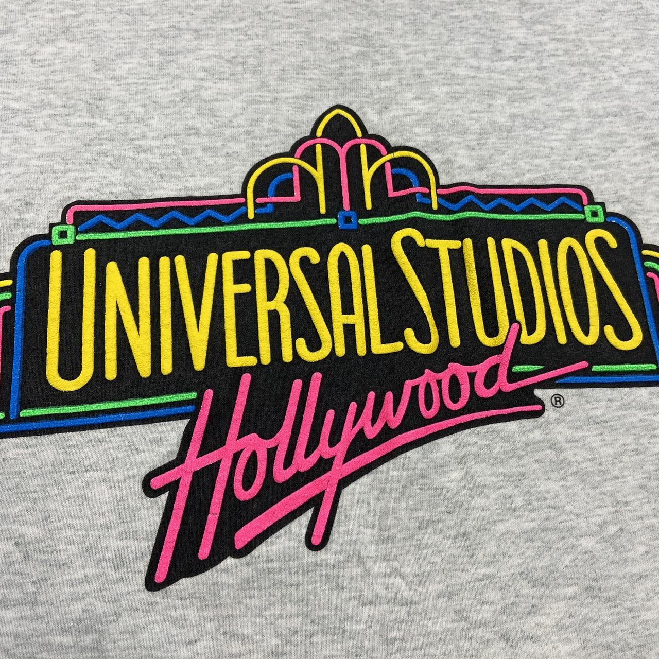 Vintage 90s USA Universal Studios Hollywood California theme park promotional graphic t-shirt