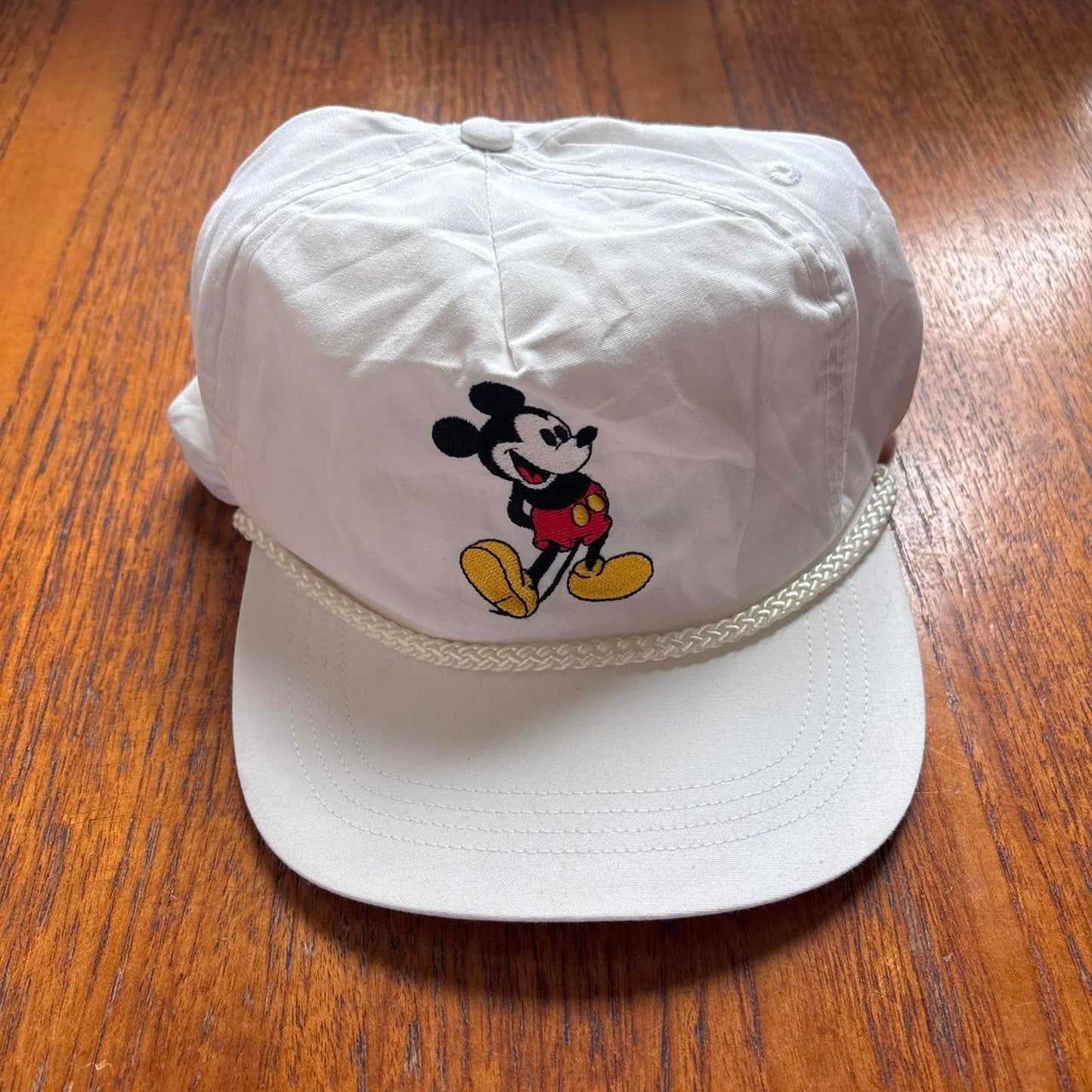 Vintage 90s USA Mickey Mouse Disney promotional graphic cap