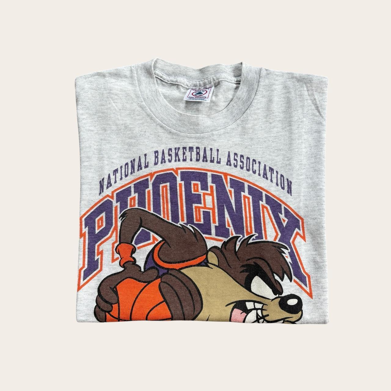 Vintage 90s USA Phoenix Suns NBA basketball Taz Looney Tunes t-shirt