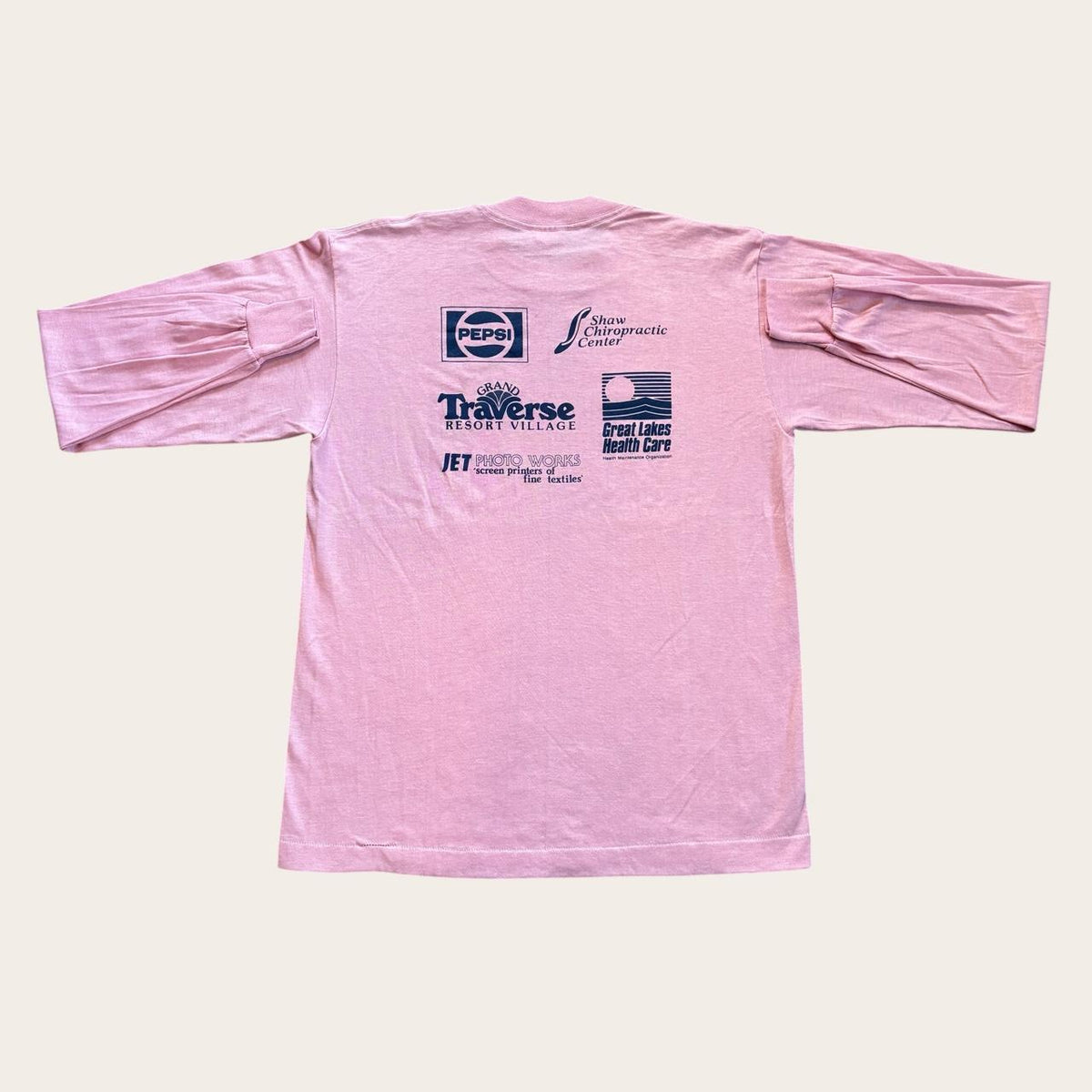 Vintage 80s USA Co-Op Chase Michigan road race running t-shirt