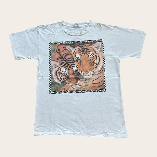 Vintage 90s USA tigers nature wildlife animals t-shirt