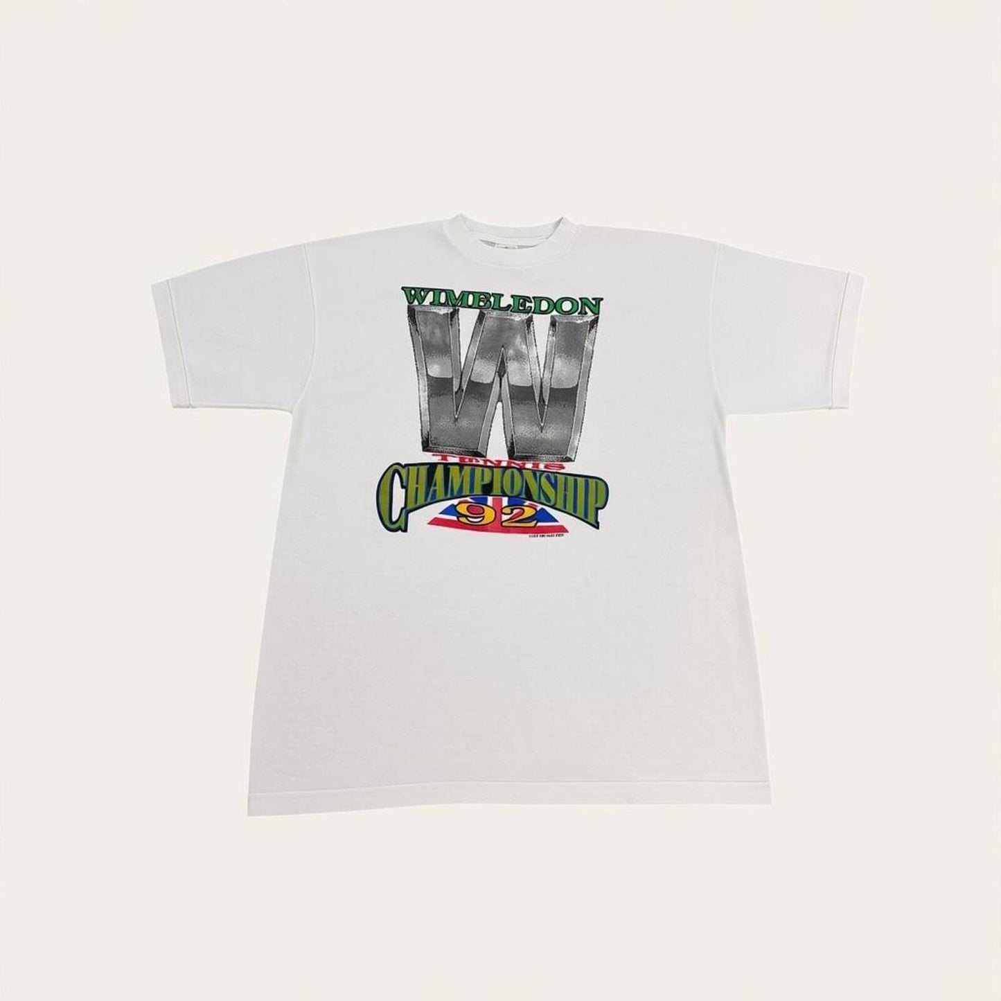Vintage 90s Wimbledon tennis championship tournament t-shirt