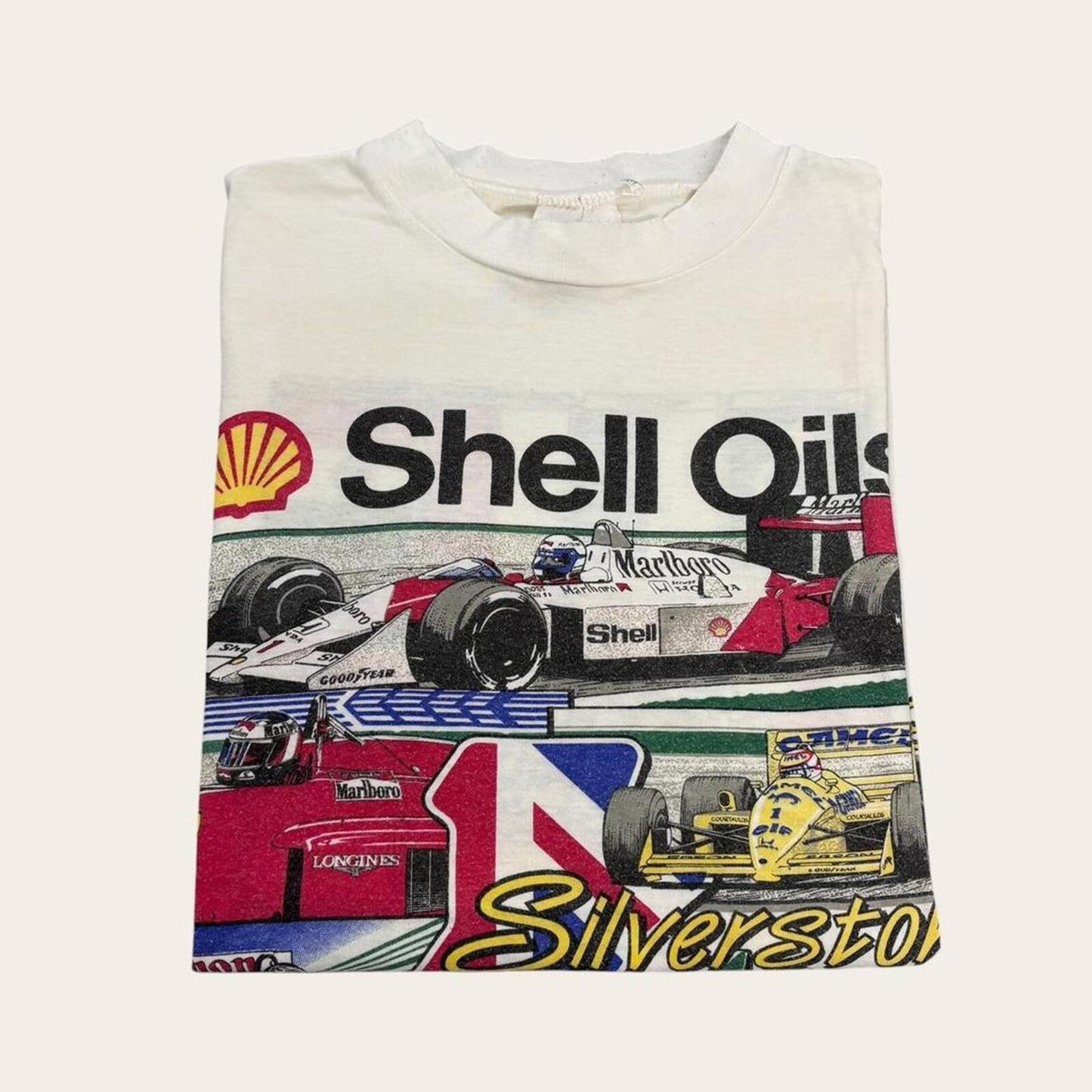 Vintage Formula One British Grand Prix 88 Silverstone motorsport racing t-shirt