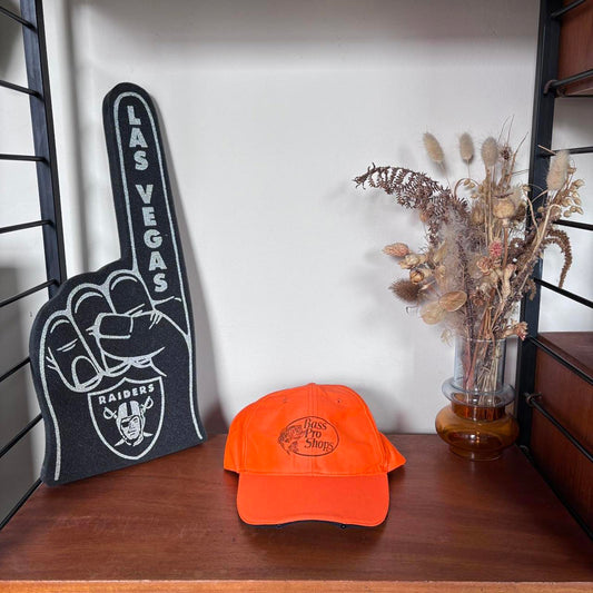 Retro style Bass Pro Shops hunting fishing promotional baseball cap