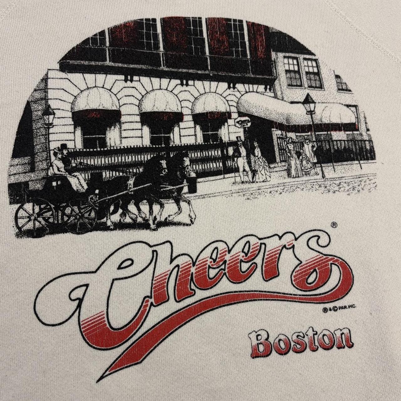 Vintage 90s USA Cheers Boston TV show sitcom graphic sweatshirt