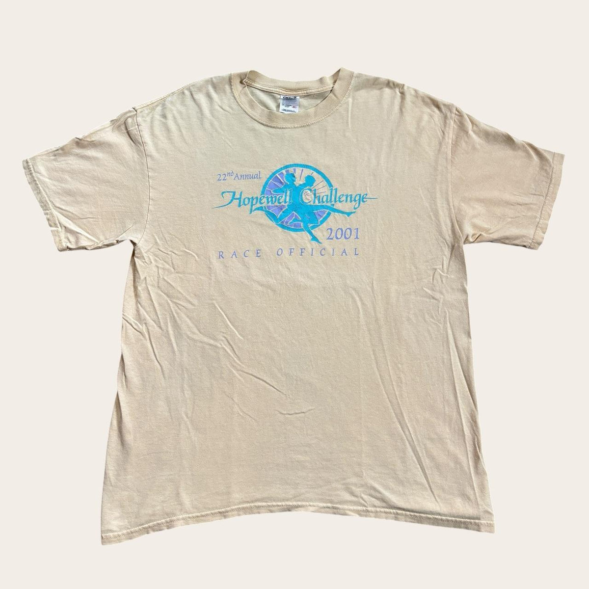 Vintage Y2K Hopewell challenge 2001 New Jersey road race running t-shirt