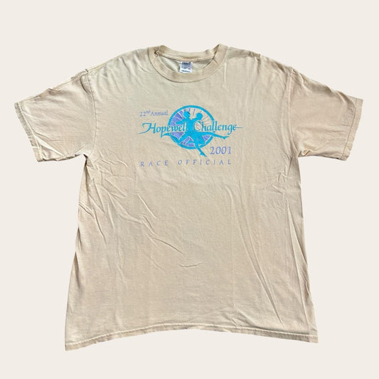 Vintage Y2K Hopewell challenge 2001 New Jersey road race running t-shirt
