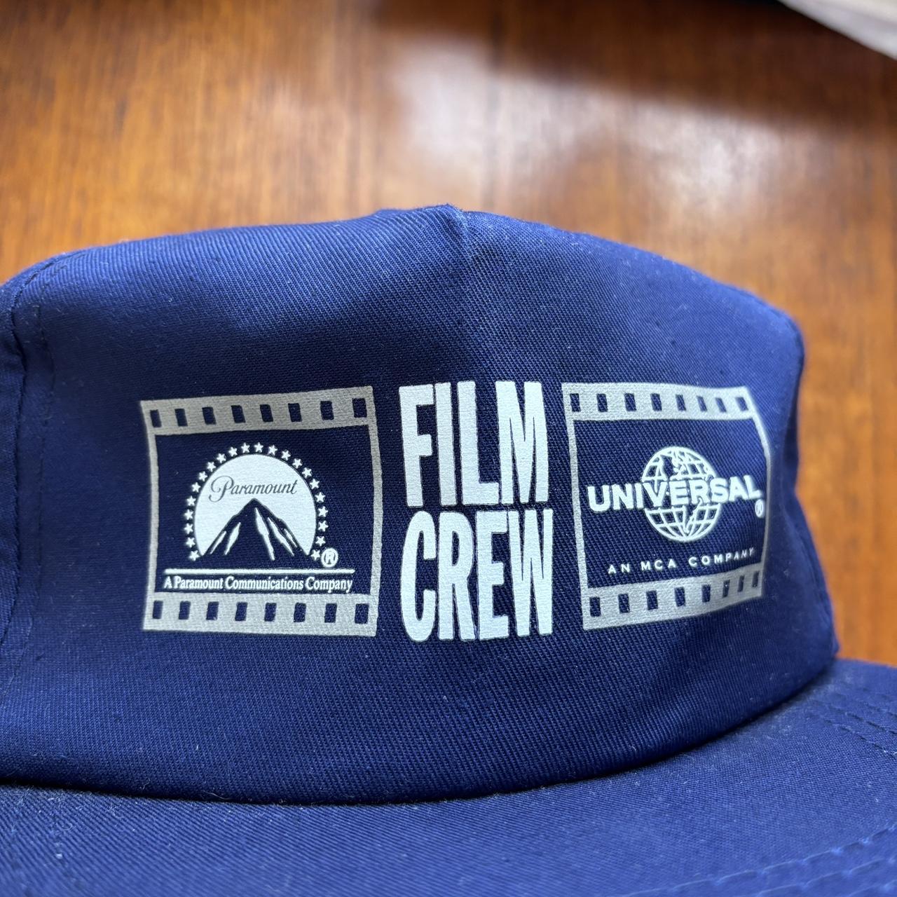 Vintage 90s USA Universal Studios Paramount film crew graphic cap