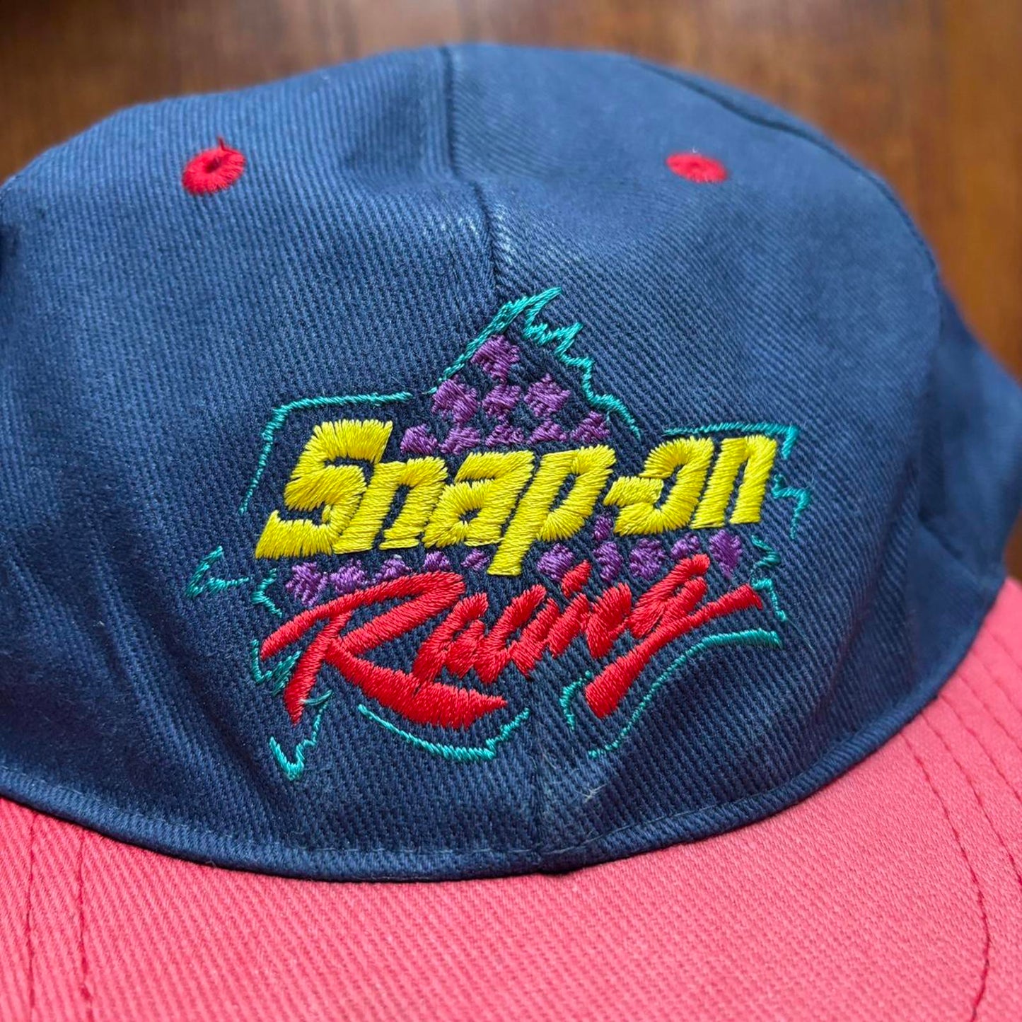 Vintage 90s USA Snap-on racing motorsport NASCAR embroidered cap