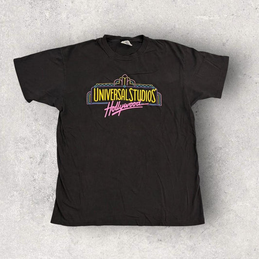 Vintage 90s USA Universal Studios Hollywood theme park Los Angeles graphic t-shirt
