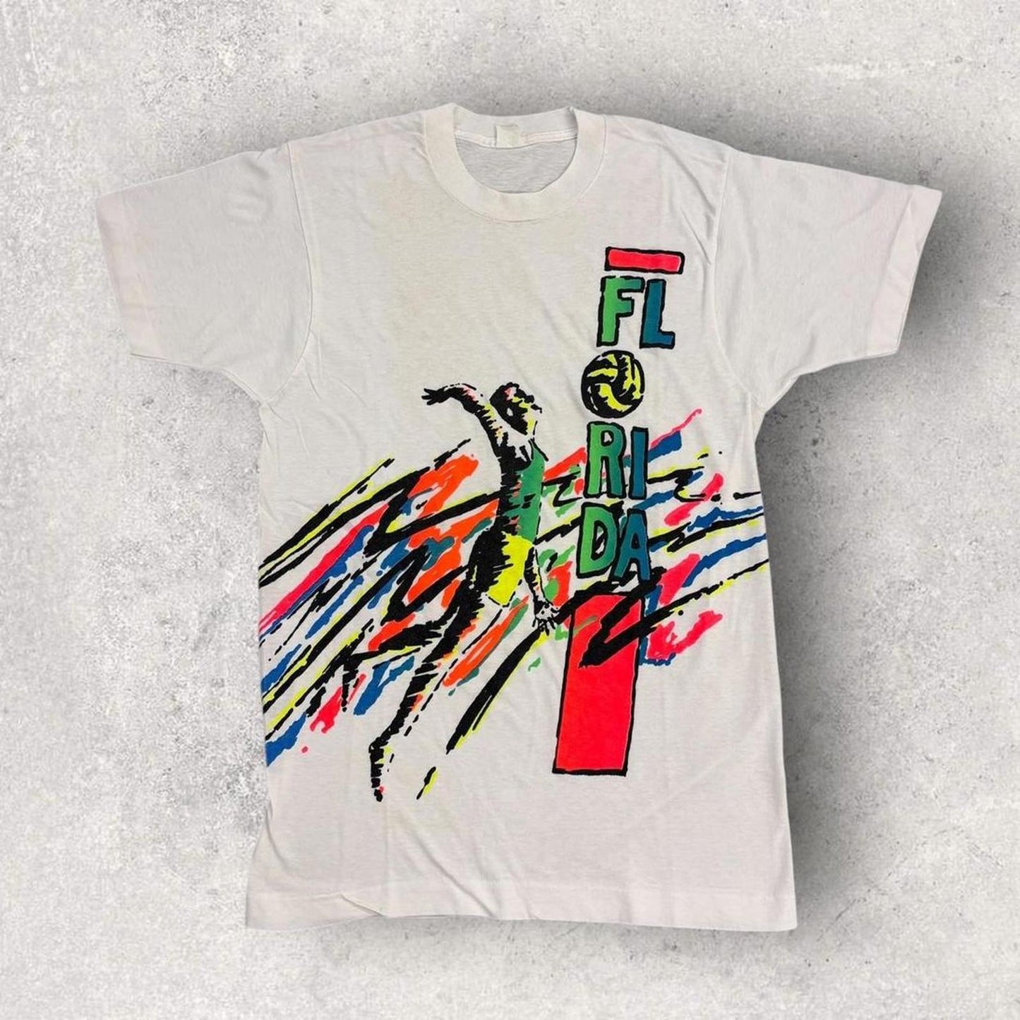 Vintage 90s USA Volleyball Florida graphic t-shirt
