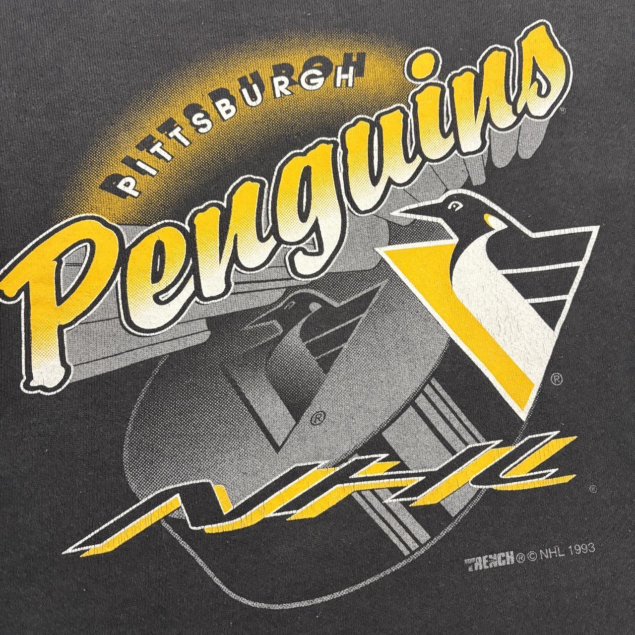 Vintage 90s USA Pittsburgh Penguins NHL ice hockey graphic sweatshirt