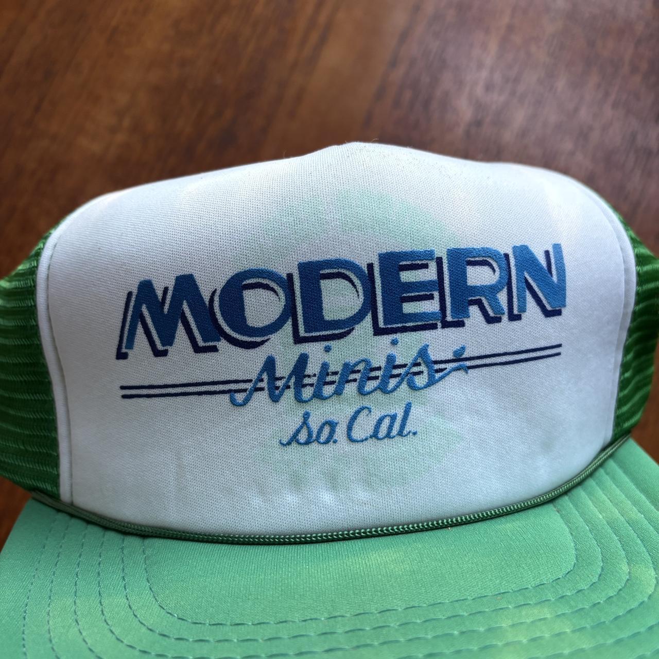 Vintage 90s USA Modern Minis California automobile motors trucker cap