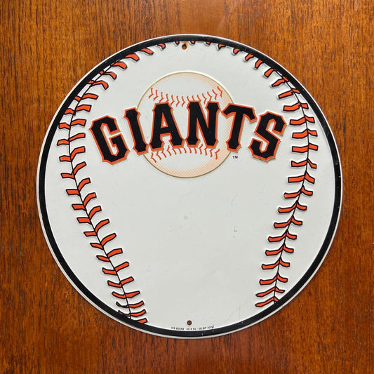 Vintage 2000s USA San Francisco Giants MLB baseball promotional American license plate