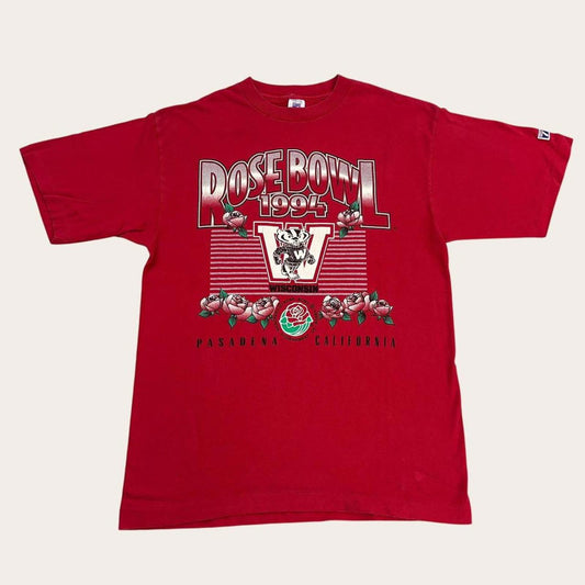 Vintage 90s USA Wisconsin Badgers Rose Bowl American Football varsity t-shirt