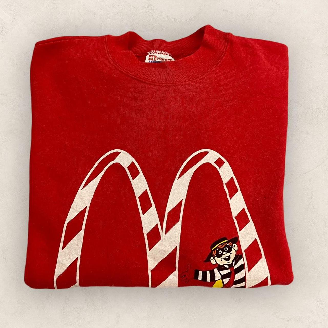 Vintage 90s USA McDonald‘s ham-burglar graphic sweatshirt