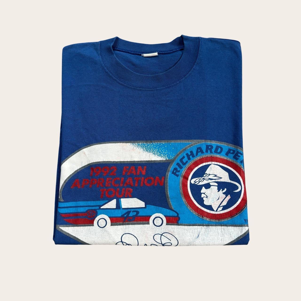 Vintage NASCAR Richard Petty fan appreciation tour motorsport racing t-shirt