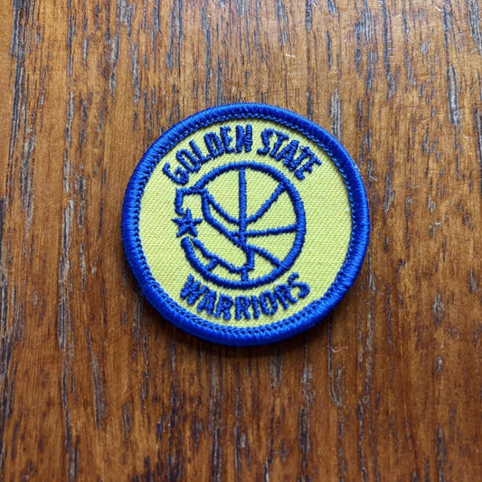 Vintage 80s USA Golden State Warriors NBA basketball embroidered patch