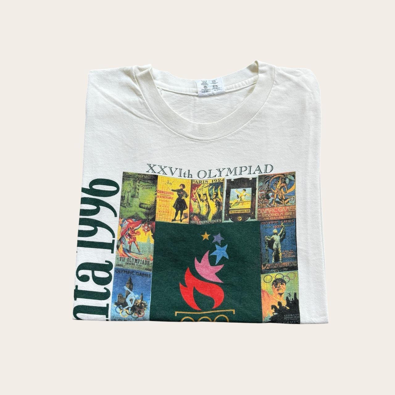 Vintage 90s USA Atlanta Olympics summer games athletics t-shirt