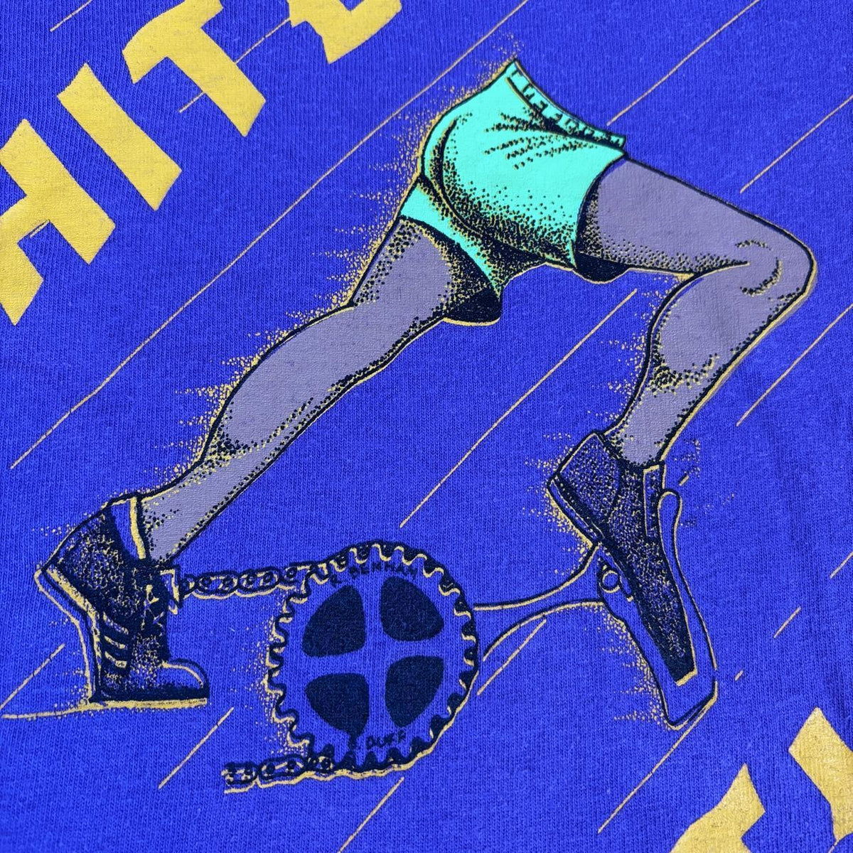 Vintage 90s USA Whitehall duathlon Michigan cycling running t-shirt