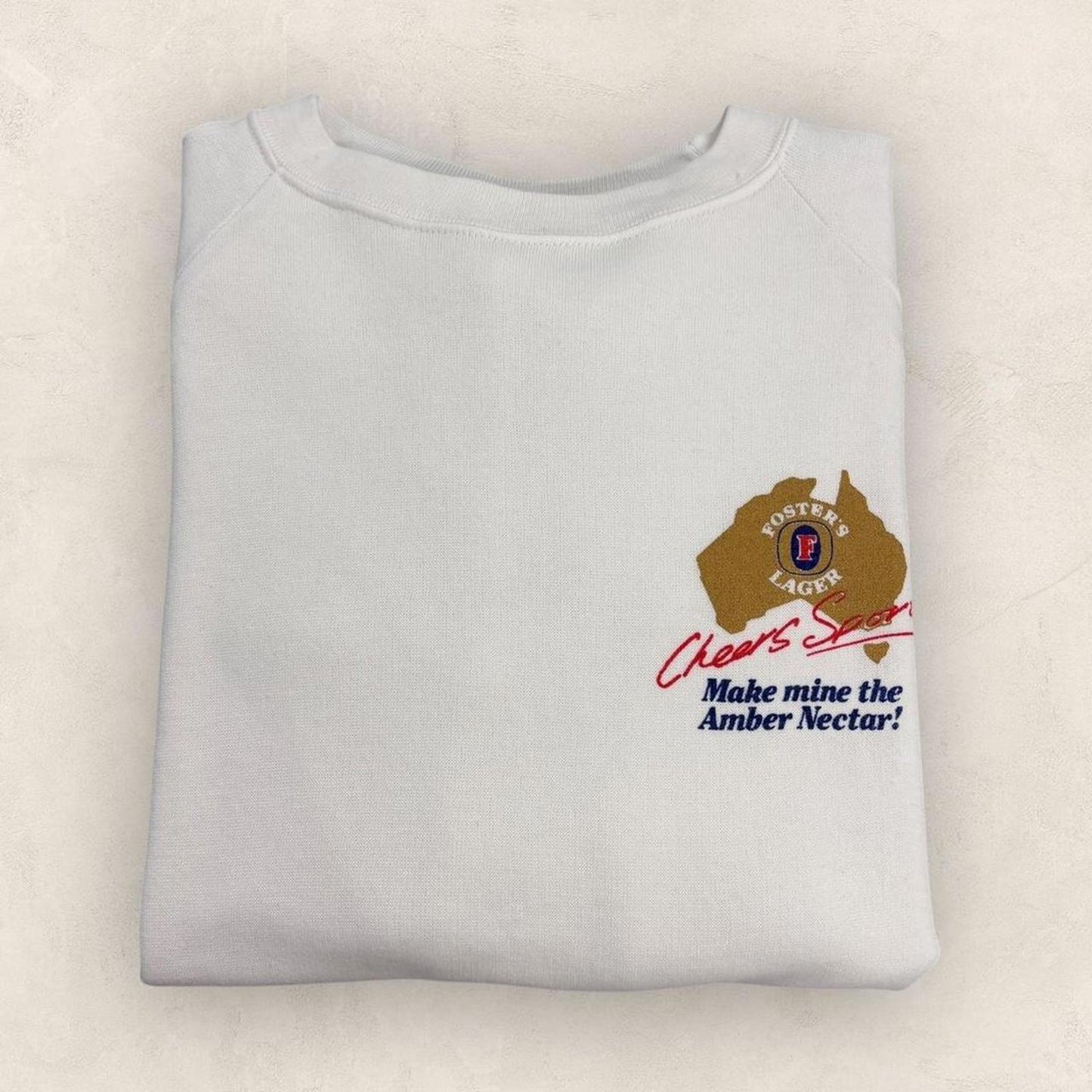 Vintage 90s Australia Fosters lager beer promotional sweatshirt