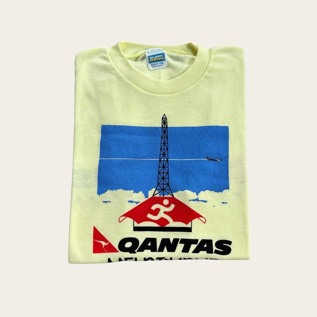 Vintage Qantas Melbourne Marathon ‘92 Australia running t-shirt
