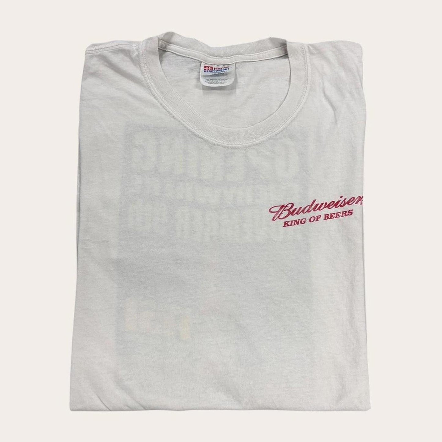 Vintage Y2K Budweiser beer Shallow Hal film movie promotional t-shirt