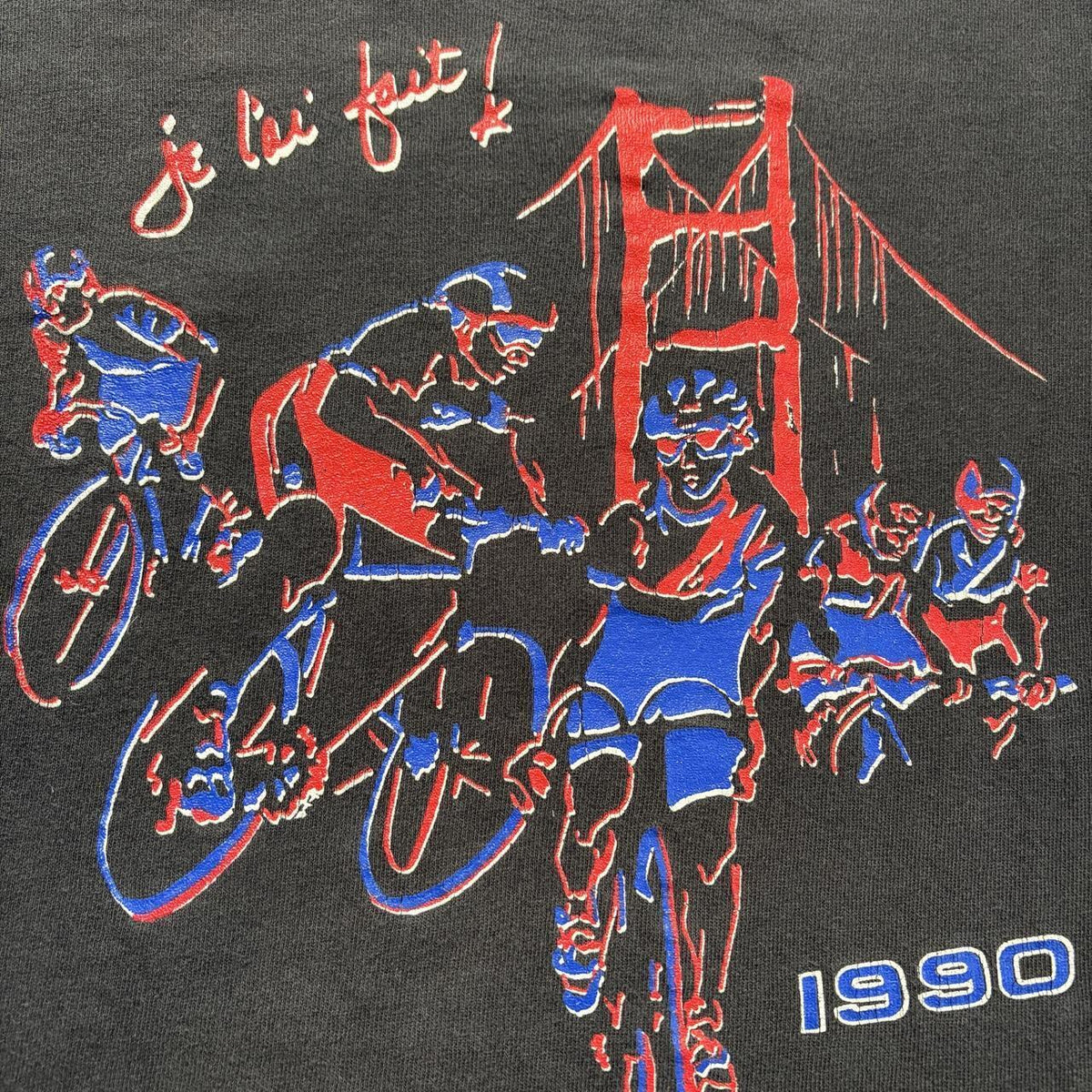 Vintage 90s le tour de San Francisco cycling road race Pepsi long sleeve t-shirt
