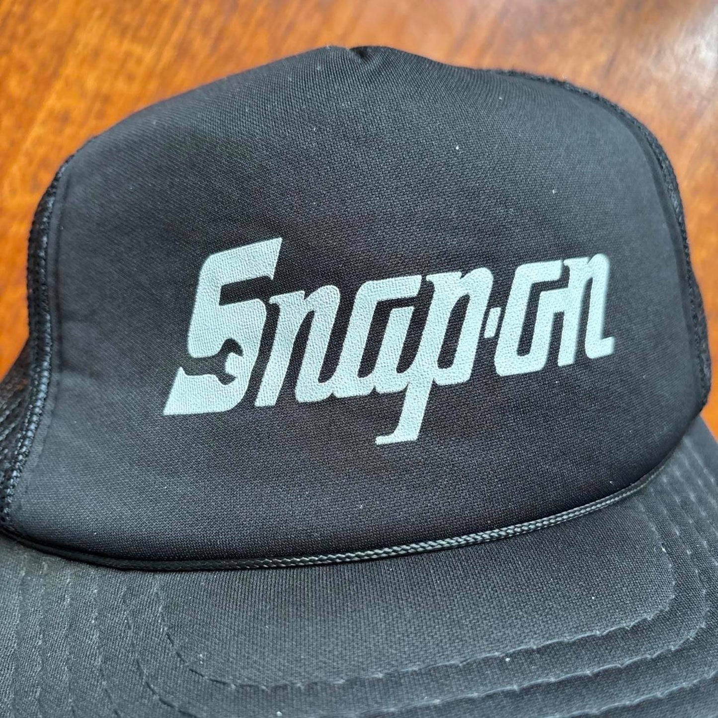 Vintage 90s USA Snap-on Tools construction workwear graphic trucker cap