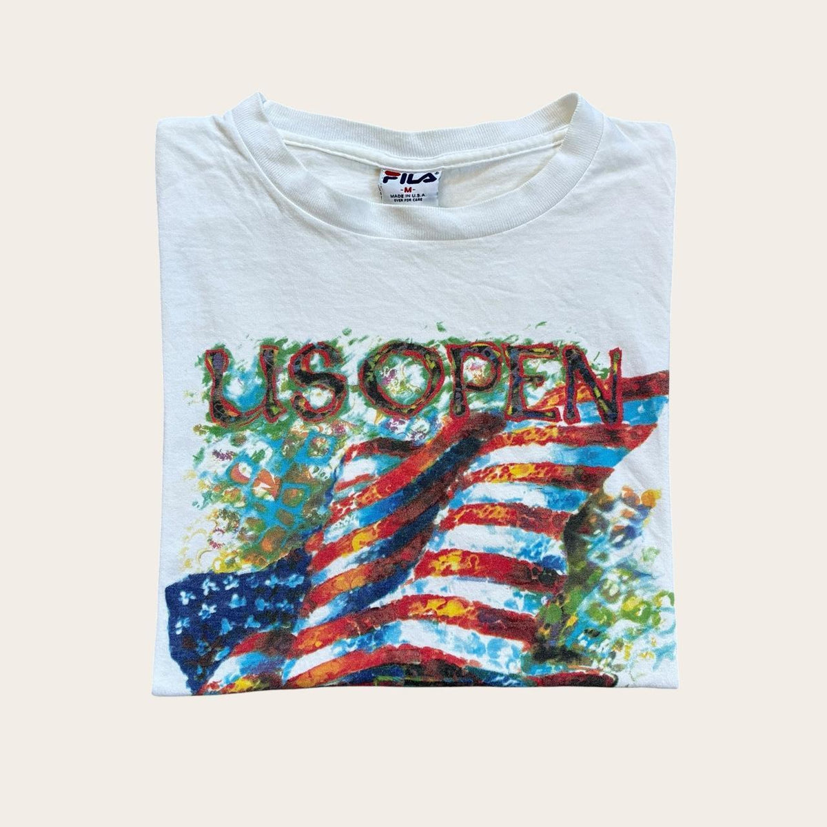 Vintage Fila US Open ‘97 tennis tournament t-shirt