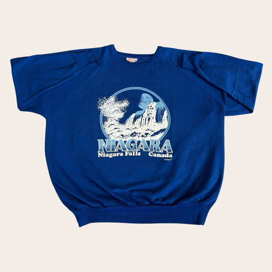 Vintage 90s Niagara Falls Canada waterfall nature souvenir sweatshirt