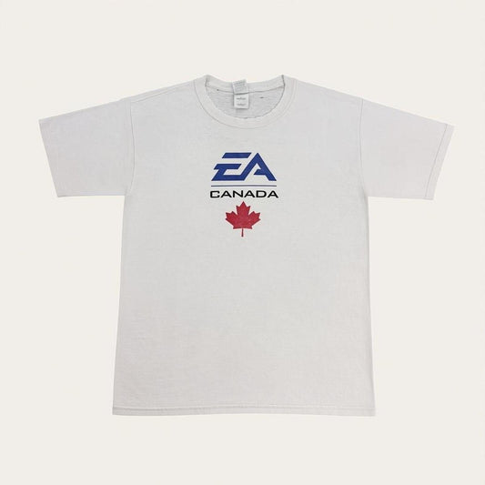 Vintage 90s EA Canada electronic arts video game developer gaming t-shirt