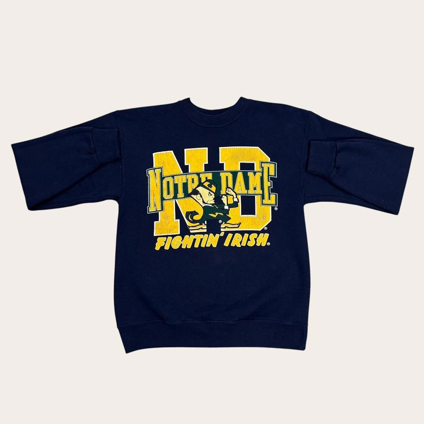 Vintage 90s USA University of Notre Dame fighting Irish varsity sweatshirt