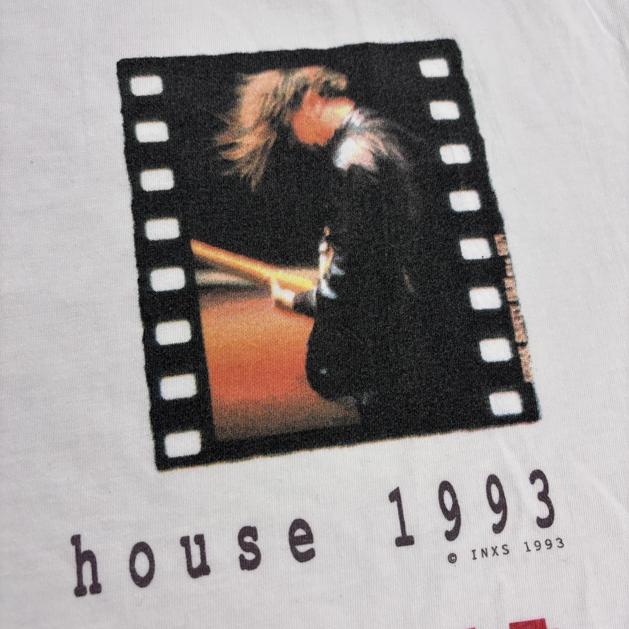 Vintage 90s USA INXS European tour rock band t-shirt