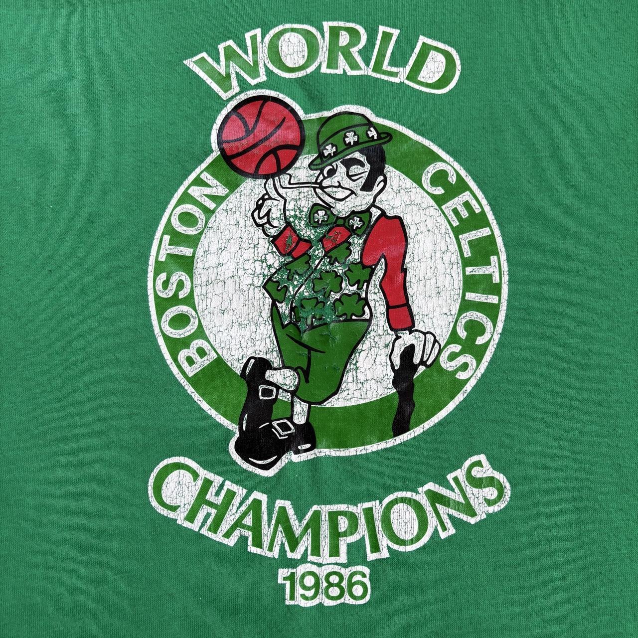 Vintage 80s USA Boston Celtics NBA champions basketball t-shirt